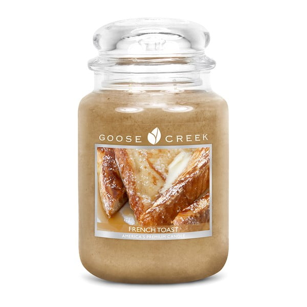 Vonná sviečka v sklenenej dóze Goose Creek Francúzský toast, 0,68 kg