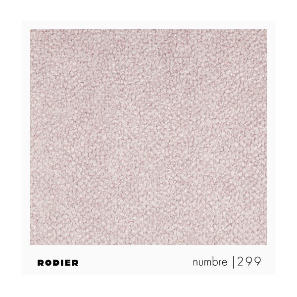 Svetloružová rohová pohovka z textílie buklé (ľavý roh/s leňoškou) Mirel – Rodier-image-4