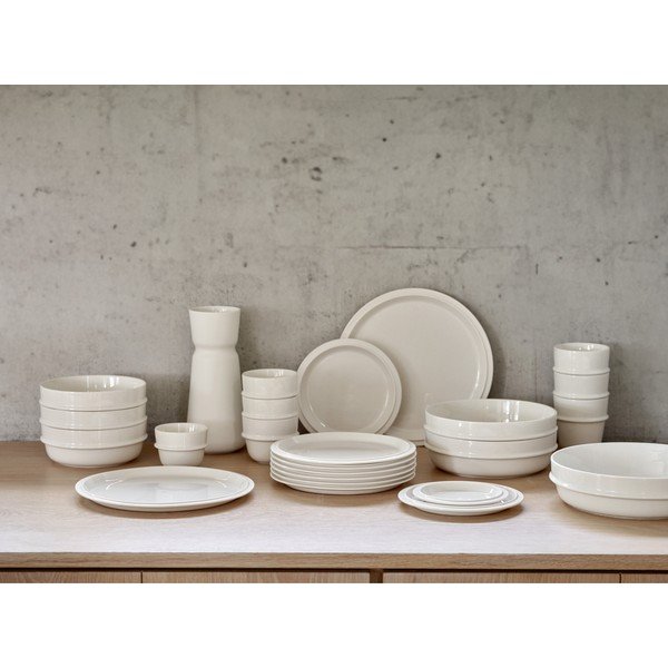 Krémovobiela porcelánová miska 400 ml Eau – Zone-image-3