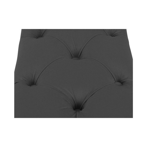 Tmavosivý otoman k posteli s úložným priestorom Kooko Home Manna, 47 × 140 cm-image-3
