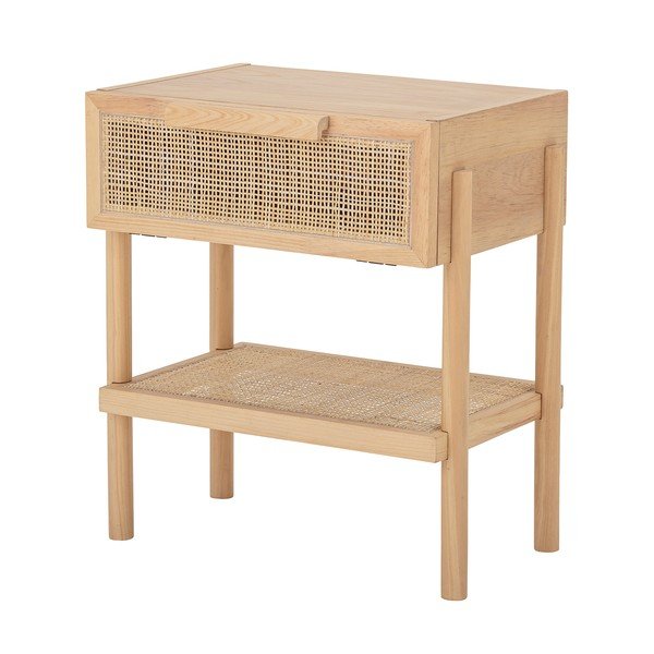 Nočný stolík v dekore borovice v prírodnej farbe Manon – Bloomingville-image-4