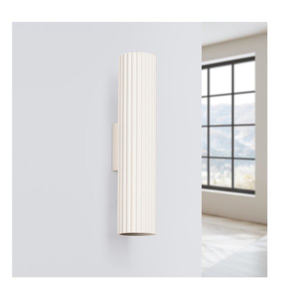 Krémovobiele nástenné svietidlo Gleam – Sollux-image-2