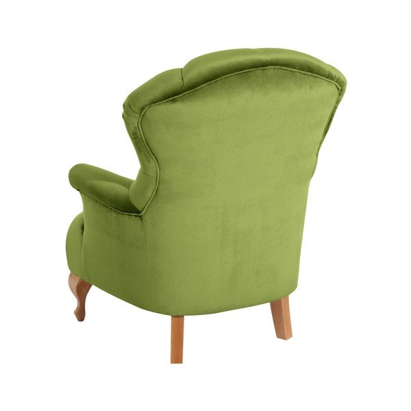 Zelené kreslo Max Winzer Camilla Velor-image-1