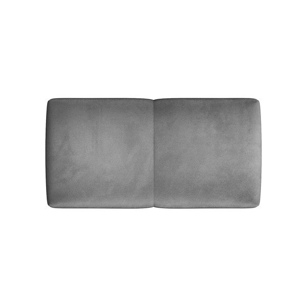 Sivá zamatová opierka k modulárnej pohovke Rome Velvet - Cosmopolitan Design-image-2