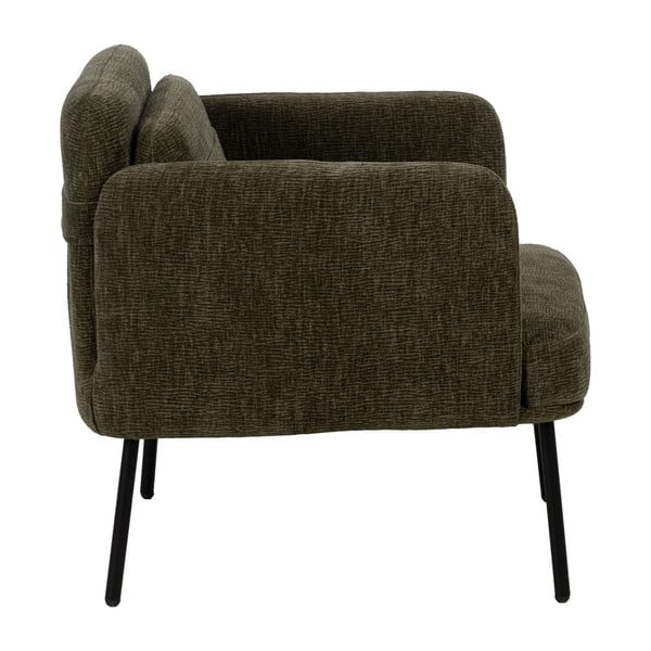 Zelené ženilkové kreslo Bind – Ixia-image-3