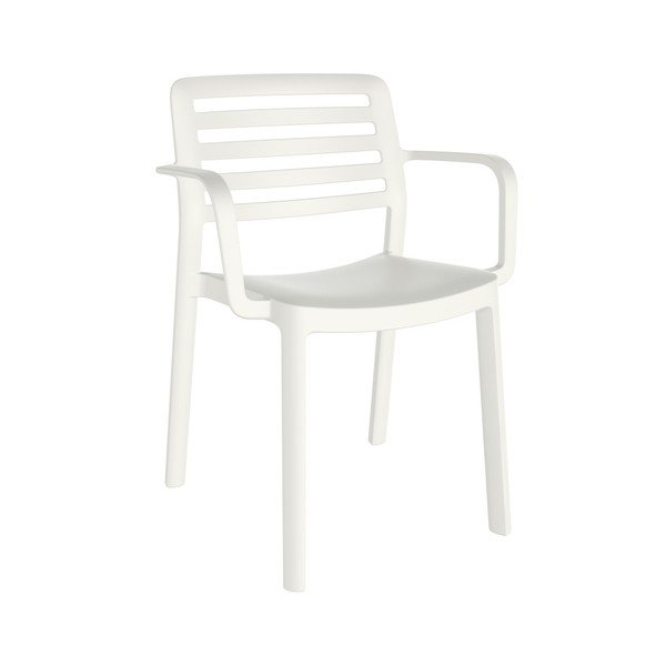 Sada 4 bielych záhradných kresiel Resol Wind-image-1
