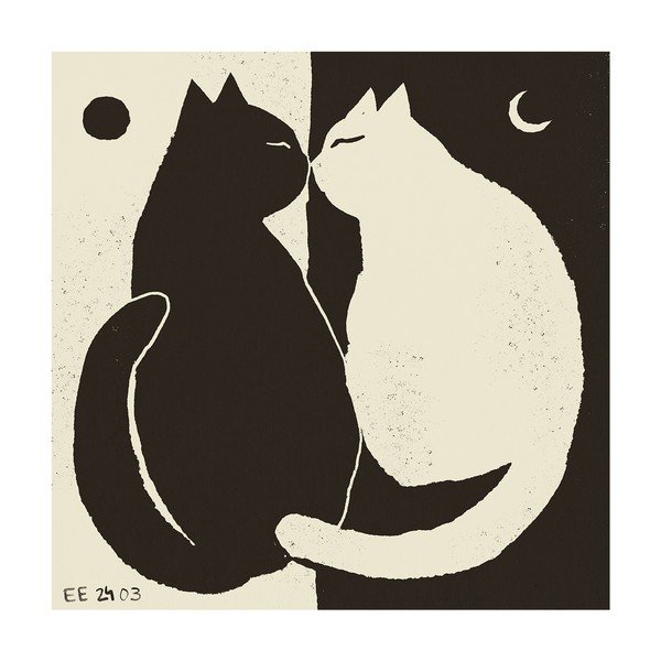 Plagát 50x50 cm You and Me – Enikő Katalin Eged – The Poster Club