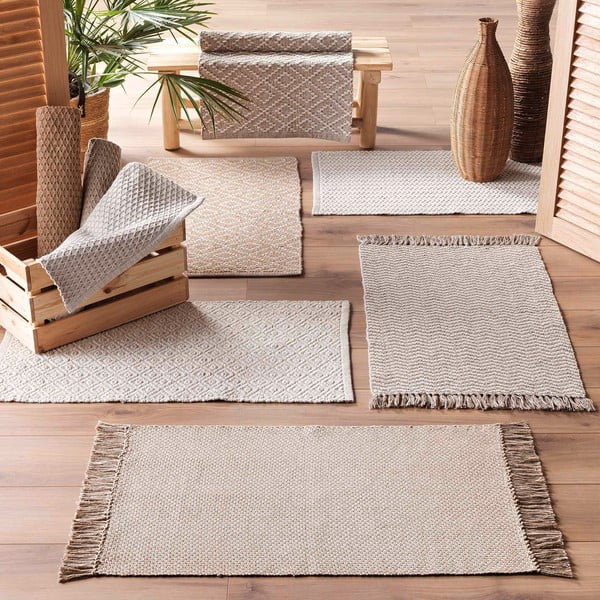 Krémový prateľný koberec 50x80 cm Alivia – douceur d'intérieur-image-2