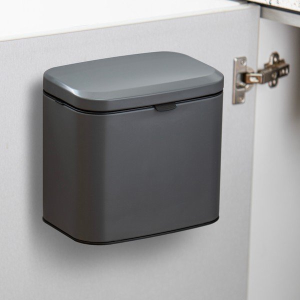 Tmavosivá nádoba na kompostovateľný odpad 4 l Essentials – Ladelle-image-1