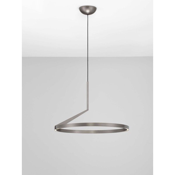 Hliníkové LED závesné svietidlo so stmievačom v striebornej farbe ø 60 cm Tilia – Nova Luce-image-3