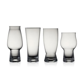 Súprava 4 pohárov na pivo Lyngby Glas