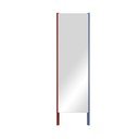 Stojacie zrkadlo s dreveným rámom 49x166 cm Lun – noo.ma