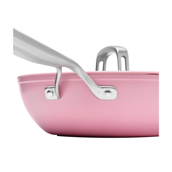 Wok panvica s pokrievkou/s keramickým povrchom ø 28 cm Meda 3.0 – FABINI-image-3