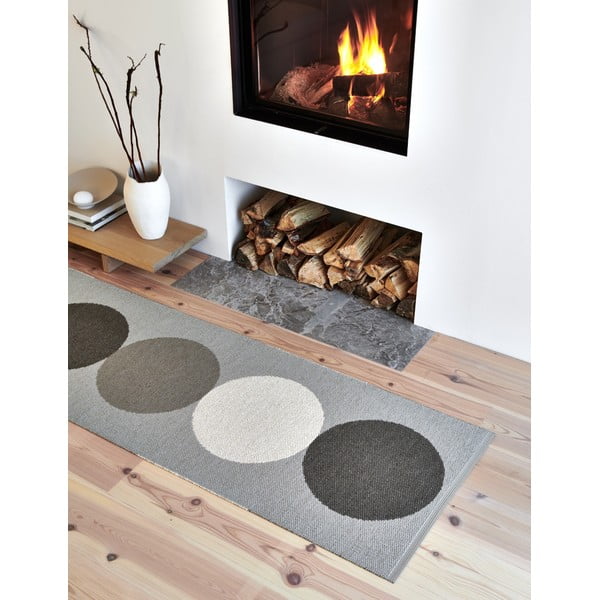 Sivo-krémový vnútorný a vonkajší behúň 70x280 cm Otto Clay – Pappelina-image-1