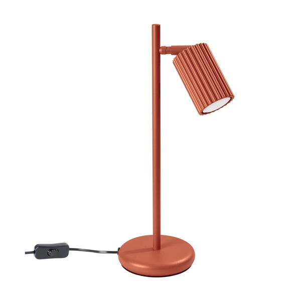 Stolová lampa v tehlovej farbe (výška  43 cm) Gleam – Sollux