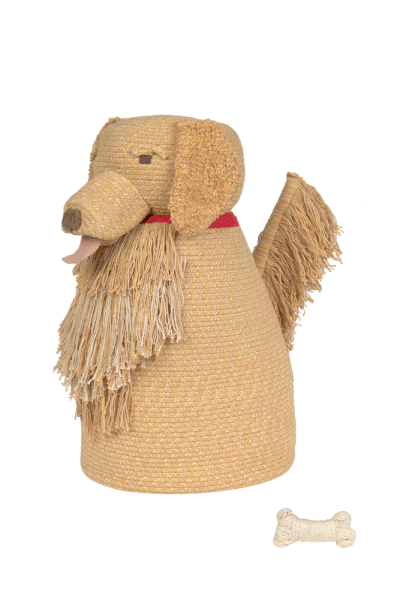 Béžový látkový detský kôš na hračky 40x30x55 cm Luna – Lorena Canals