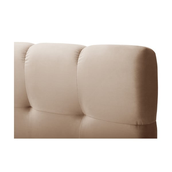 Svetlohnedá boxspring posteľ s úložným priestorom 160x200 cm Bali – Cosmopolitan Design-image-1