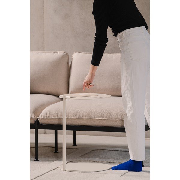 Oceľový okrúhly odkladací stolík 41x40 cm Ande – noo.ma-image-3