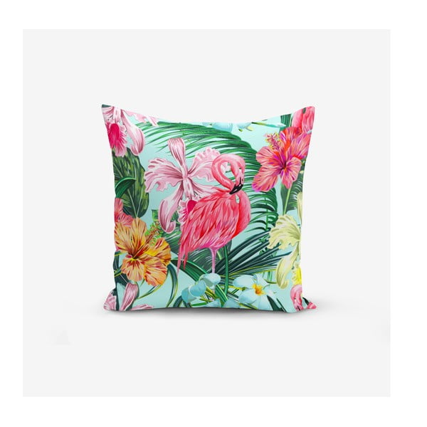 Obliečka na vankúš Minimalist Cushion Covers Yalnız Flamingo, 45 × 45 cm