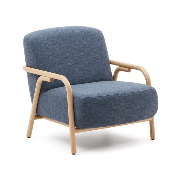 Modré kreslo Sylo – Kave Home