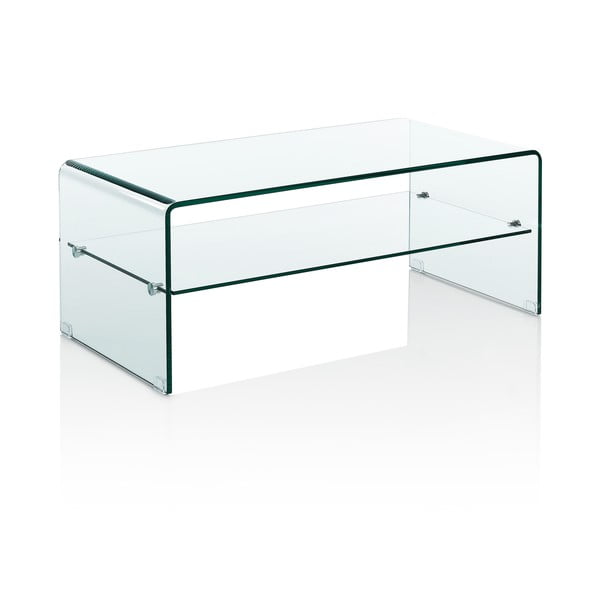 Sklenený konferenčný stolík 50x100 cm Cristal Evo – Tomasucci