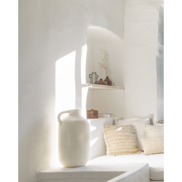 Biela keramická váza Kave Home Caetana, výška 55 cm-image-4
