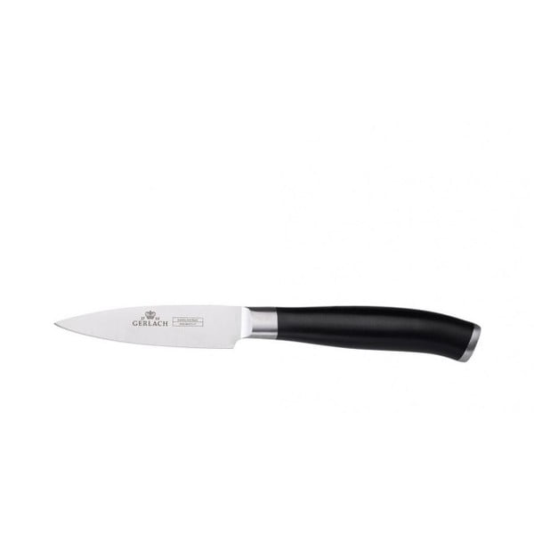 Kuchynský nôž na zeleninu s čiernou rukoväťou Gerlach, 10 cm
