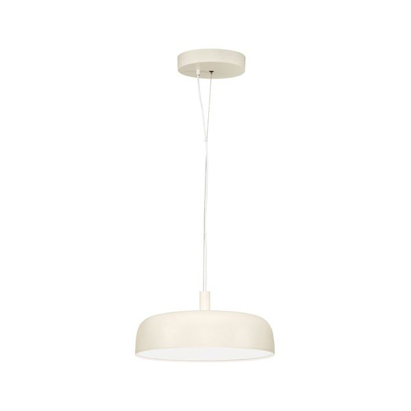 Krémovobiele hliníkové LED závesné svietidlo so stmievačom ø 40 cm Noelia – Nova Luce