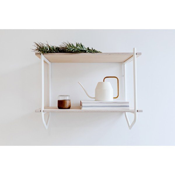 Nástenná polica s bielym rámom EMKO Dessus-image-4