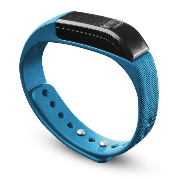 Bluetooth fitness náramok CellularLine EASYFIT, modročierny