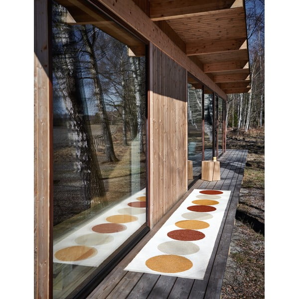 Okrovožlto-krémový vnútorný a vonkajší koberec 70x140 cm Otto Harvest – Pappelina-image-4