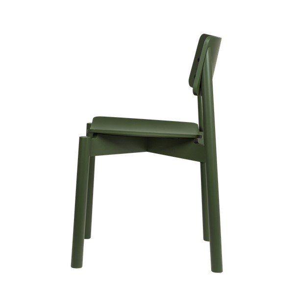Zelená stohovateľná jedálenská stolička Wem – noo.ma-image-2