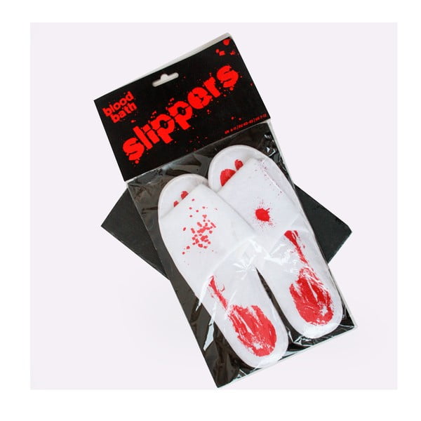 Bavlnené nazúvacie papuče Gift Republic Blood Slippers