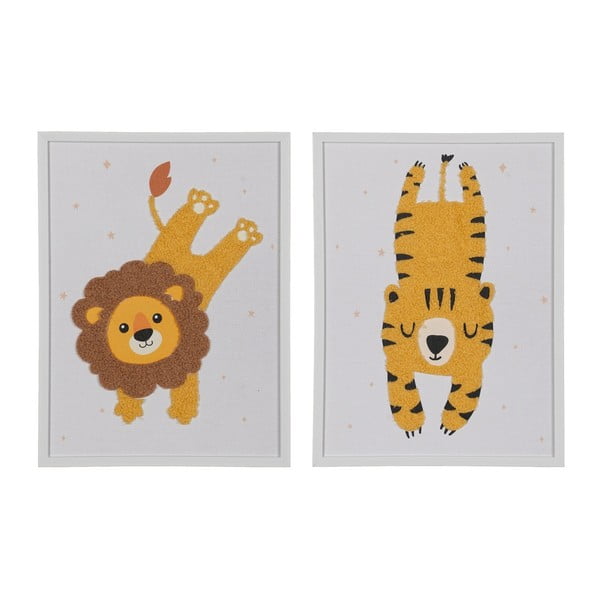 Detské obrázky v súprave 2 ks 30x40 cm Feline – Ixia