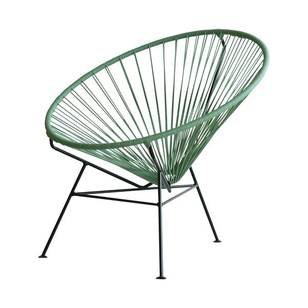 Kreslo Condesa, zelené, dĺžka 78 cm