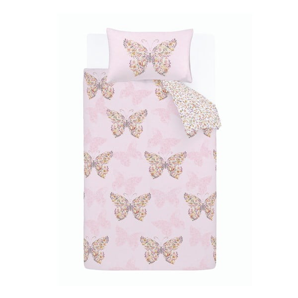 Detské obliečky na jednolôžko 135x200 cm Enchanted Butterfly - Catherine Lansfield