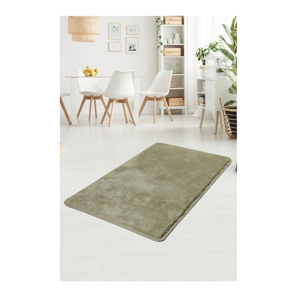 Zelený koberec Milano, 140 × 80 cm