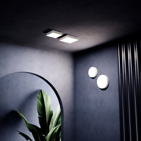 Biele stropné svietidlo SULION Linha, ø 21,5 cm-image-3