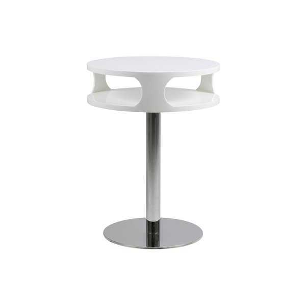 Biely konferenčný stolík Actona Caspian, výška 60 cm-image-2