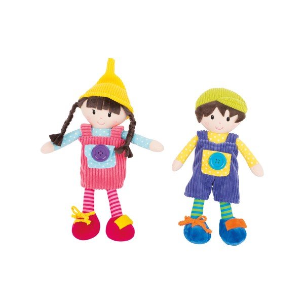 Sada 2 detských handrových bábik Legler Noah & Emma-image-2