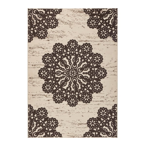 Hnedý koberec Hanse Home Gloria Lace, 160 x 230 cm