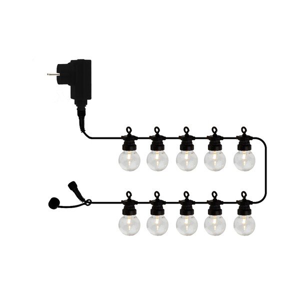 Svetelná reťaz počet žiaroviek 10 ks dĺžka 300 cm Lucas Clear – Sirius