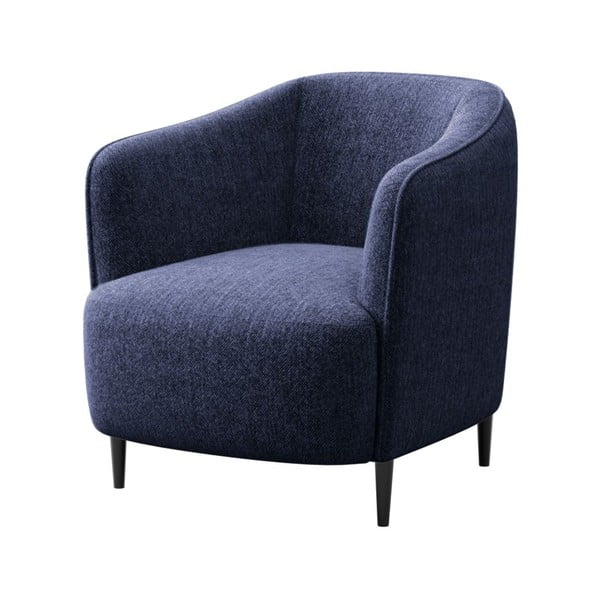 Tmavomodré kreslo Galbe – Ghado-image-2