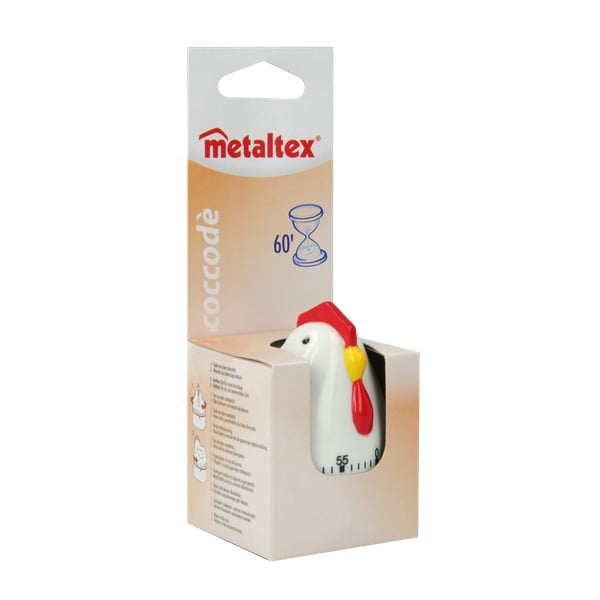 Biela kuchynská minútka Metaltex Hen-image-1