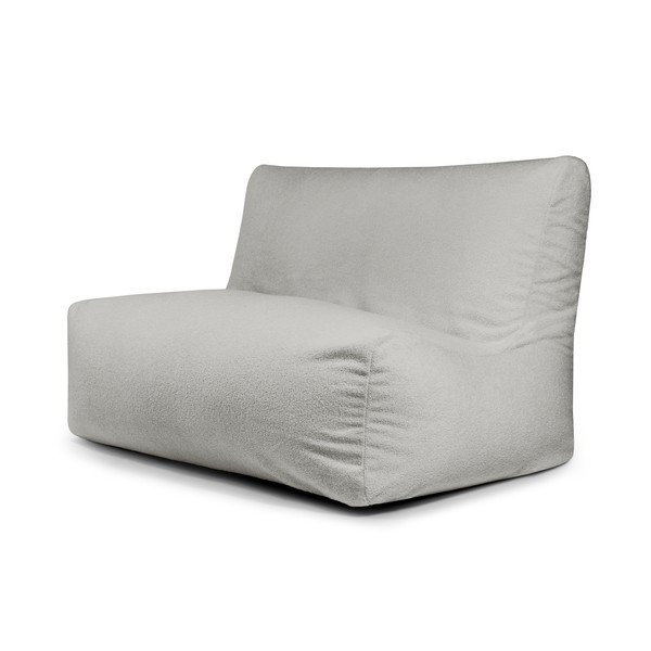 Svetlosivý sedací vak z textílie buklé Sofa Seat Lounge – SLOWDOWN