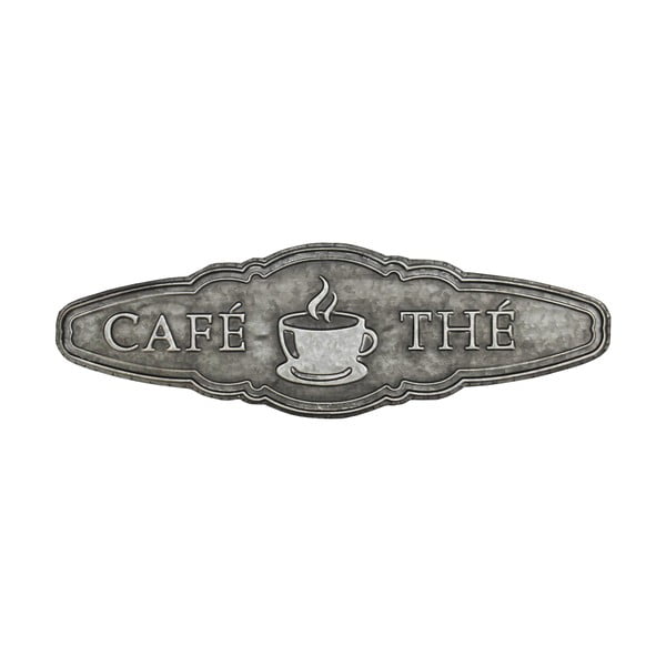 Nástenná kovová ceduľa Antic Line Café ou Thé