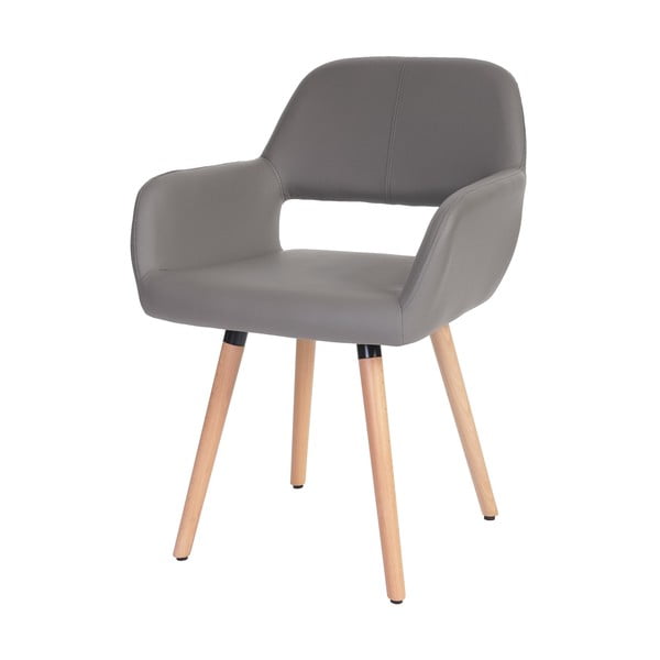 Sivo-hnedá stolička Mendler Dohna
