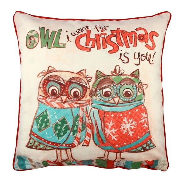 Vankúš Owl Christmas