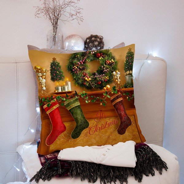 Obliečka na vankúš s vianočným motívom 43x43 cm – Mila Home-image-3