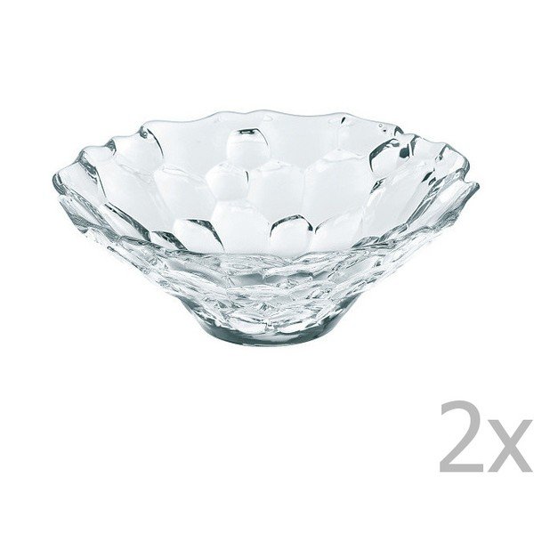 Sada 2 misiek z krištáľového skla Nachtmann Sphere Bowl Set, ⌀ 15 cm